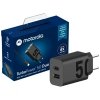 Ładowarka sieciowa Motorola TurboPower   50W Dual USB-C/USB-A z kablem USB-C 1m czarny